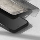 Juodas apsauginis grūdintas stiklas Apple iPhone 15 Pro telefonui "Ringke TG Privacy"