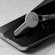 Juodas apsauginis grūdintas stiklas Apple iPhone 15 Pro Max telefonui "Ringke TG Privacy"
