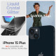 Skaidrus dėklas su blizgučiais Apple iPhone 15 Plus telefonui "Spigen Liquid Crystal Glitter"
