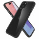 Matinis juodas / skaidrus dėklas Apple iPhone 15 telefonui "Spigen Ultra Hybrid"