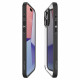 Matinis juodas / skaidrus dėklas Apple iPhone 15 Pro telefonui "Spigen Ultra Hybrid"