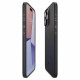 Juodas dėklas Apple iPhone 15 Pro Max telefonui "Spigen Thin Fit"