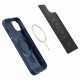 Mėlynas dėklas Apple iPhone 15 telefonui "Spigen MAG Armor Magsafe"