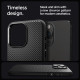 Matinis juodas dėklas Apple iPhone 15 Pro telefonui "Spigen MAG Armor Magsafe"