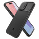 Juodas dėklas Apple iPhone 15 Pro telefonui "Spigen Optik Armor MAG Magsafe"
