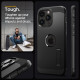 Juodas dėklas Apple iPhone 15 Pro Max telefonui "Spigen Tough Armor MAG Magsafe"