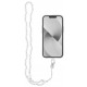 Baltas pakabukas telefonui 74cm (kilpėje max 37cm) / ant kaklo "Crystal Diamond"