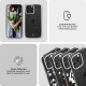 Skaidrus dėklas su blizgučiais Apple iPhone 15 Pro telefonui "Spigen Cyrill Cecile Glitter"