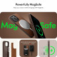 Rudas dėklas Apple iPhone 15 Pro Max telefonui "Spigen Cyrill Kajuk MAG Magsafe"