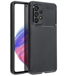 Juodas dėklas Samsung Galaxy A33 5G telefonui "Carbon Premium"