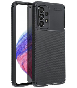 Juodas dėklas Samsung Galaxy A13 4G telefonui "Carbon Premium"