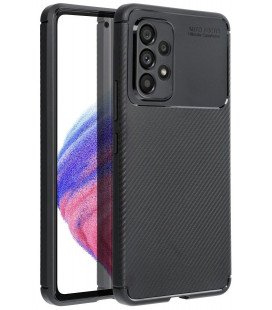 Juodas dėklas Samsung Galaxy A23 5G telefonui "Carbon Premium"