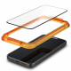 Juodas apsauginis grūdintas stiklas Apple iPhone 15 telefonui "Spigen AlignMaster Glas tR 2-Pack"
