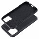 Juodas dėklas Apple iPhone 12 / 12 Pro telefonui "Carbon Premium"