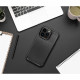 Juodas dėklas Apple iPhone 13 Pro Max telefonui "Carbon Premium"