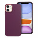 Purpurinis dėklas Apple iPhone 11 telefonui "Frame Case"