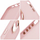 Rožinis dėklas Apple iPhone 11 telefonui "Frame Case"