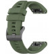 Tamsiai žalia apyrankė Garmin Fenix 3 / 3HR / 5X / 6X / 6X Pro / 7X / 7X Pro laikrodžiams "Wristband"