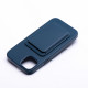 Mėlynas Magsafe kortelių dėklas telefonams "Leather Mag Wallet"