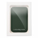 Žalias Magsafe kortelių dėklas telefonams "Leather Mag Wallet"