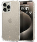 Skaidrus dėklas su blizgučiais Apple iPhone 15 Pro telefonui "Spigen Cyrill Cecile Glitter"