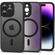 Matinis juodas dėklas Apple iPhone 15 Pro Max telefonui "Tech-Protect Magmat Cam+ Magsafe"