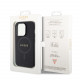 Juodas dėklas Apple iPhone 15 Pro Max telefonui "Guess PU Saffiano MagSafe Case"