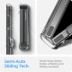 Skaidrus dėklas Samsung Galaxy Z Flip 5 telefonui "Spigen Thin Fit Pro"