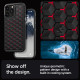 Juodas / raudonas dėklas Apple iPhone 15 Pro Max telefonui "Spigen Cryo Armor"