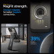 Pilkas (Gunmetal) dėklas Apple iPhone 15 Pro telefonui "Spigen Tough Armor MAG Magsafe"