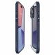 Mėlynas / skaidrus dėklas Apple iPhone 15 Pro Max telefonui "Spigen Ultra Hybrid"