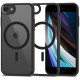 Juodas / skaidrus dėklas Apple iPhone 7 / 8 / SE 2020 / SE 2022 telefonui "Tech-Protect Magmat Magsafe"