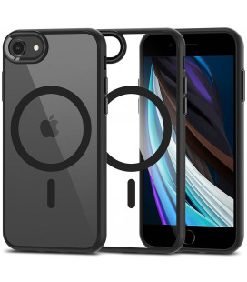 Juodas / skaidrus dėklas Apple iPhone 7 / 8 / SE 2020 / SE 2022 telefonui "Tech-Protect Magmat Magsafe"