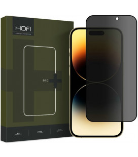 Juodas apsauginis stiklas Apple iPhone 15 Pro Max telefonui "HOFI Glass Pro+ Anti Spy"