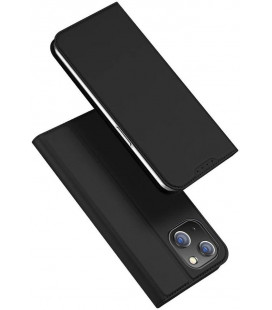 Juodas atverčiamas dėklas Apple iPhone 15 Plus telefonui "Dux Ducis Skin Pro"