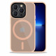 Matinis rožinis dėklas Apple iPhone 14 Pro telefonui "Tech-Protect Magmat Magsafe"