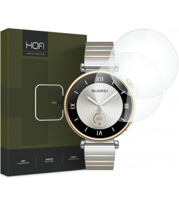 Apsauginis grūdintas stiklas Huawei Watch GT 4 (41mm) laikrodžiui "HOFI Glass Pro+ 2-Pack"