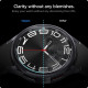 Apsauginis grūdintas stiklas Samsung Galaxy Watch 6 Classic (43mm) laikrodžiui "Spigen Glas.TR EZ Fit 2-Pack"