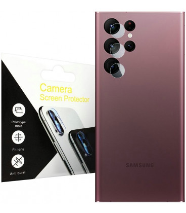 Apsauginis grūdintas stiklas Samsung Galaxy S22 Ultra telefono kamerai "Camera Lens"