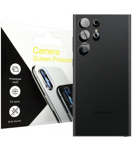 Apsauginis grūdintas stiklas Samsung Galaxy S23 Ultra telefono kamerai "Camera Lens Full Cover"