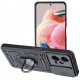 Juodas dėklas Xiaomi Redmi Note 12 5G telefonui "Slide Camera Armor"
