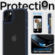 Mėlynas / skaidrus dėklas Apple iPhone 15 telefonui "Spigen Ultra Hybrid"
