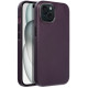 Violetinis odinis dėklas Apple iPhone 15 telefonui "Leather Mag Cover"