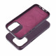 Violetinis odinis dėklas Apple iPhone 15 Pro telefonui "Leather Mag Cover"