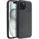 Juodas dėklas Apple iPhone 15 telefonui "Carbon Premium"