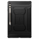 Juodas atverčiamas dėklas Samsung Galaxy Tab S8 Ultra / S9 Ultra 14.6 planšetei "Spigen Rugged Armor PRO"