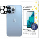 Apsauginis grūdintas stiklas Apple iPhone 13 Pro Max telefono kamerai "Wozinsky Full Camera Glass 9H"