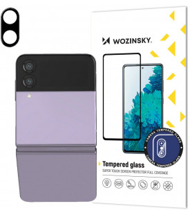 Apsauginis grūdintas stiklas Samsung Galaxy Z Flip 4 telefono kamerai "Wozinsky Full Camera Glass 9H"