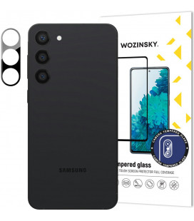 Apsauginis grūdintas stiklas Samsung Galaxy S23 Plus telefono kamerai "Wozinsky Full Camera Glass 9H"