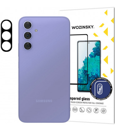 Apsauginis grūdintas stiklas Samsung Galaxy A54 5G telefono kamerai "Wozinsky Full Camera Glass 9H"